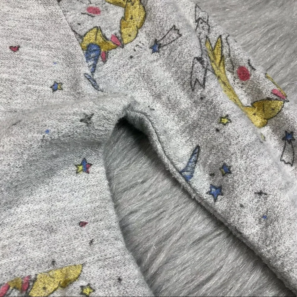 Zara Baby Girls Size 3/4 Gray Unicorn Dress